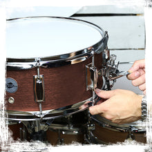 Load image into Gallery viewer, GRIFFIN Snare Drum - Poplar Wood Shell 14" x 5.5" with Flat Hickory PVC - 8 Metal Tuning Lugs