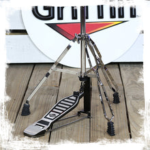 Load image into Gallery viewer, Deluxe Hi-Hat Stand by GRIFFIN - Hi Hat Cymbal Pedal With Drum Key - HiHat Mount Chrome Legs