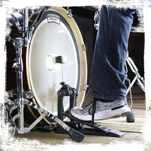 Load image into Gallery viewer, Single Kick Bass Drum Pedal by GRIFFIN - Deluxe Double Chain Foot Percussion Hardware for Intense Play - 4 Sided Beater &amp; Adjustable Power Cam System
