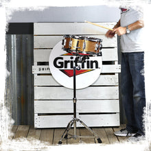 Load image into Gallery viewer, Extended Height Snare Drum Stand by GRIFFIN - Tall Adjustable Height Snare Stand For Practice Pad
