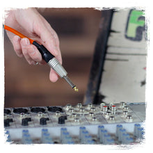 Load image into Gallery viewer, Guitar Cords (4 Pack) Right Angle Instrument Cable by FAT TOAD - 20FT 1/4 Inch Straight-End Wires