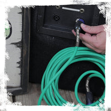 Load image into Gallery viewer, Speakon to Speakon Cable by FAT TOAD - 50ft Professional 12GA Pro Audio Green Speaker PA Cord