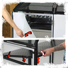 Load image into Gallery viewer, DJ Booth Tabletop With 8FT Lighting Truss Stand Package by FAT TOAD - Foldable Panel Portable Stage