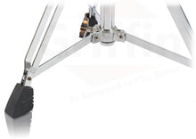 Load image into Gallery viewer, Saddle Drum Throne with Backrest Support by GRIFFIN - Padded Leather Drummer Motorcycle Biker Style