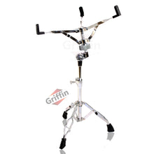 Load image into Gallery viewer, GRIFFIN Snare Drum Kit with Snare Stand, 2 Pairs of Drum Sticks & Drum Key | Wood Shell Drum Set