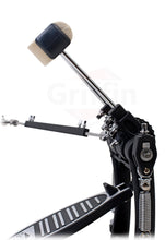 Load image into Gallery viewer, Deluxe Double Kick Drum Pedal for Bass Drum by GRIFFIN - Twin Set Foot Pedal - Quad Sided Beater
