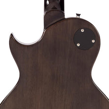 Load image into Gallery viewer, Vintage V100 ReIssued Electric Guitar Flamed Thru Black V100TBK