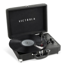 Load image into Gallery viewer, VICTROLA The Journey+ Suitcase Record Player VSC550BTBLK BT TT BLK