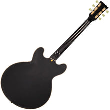 Load image into Gallery viewer, Vintage VSA500 ReIssued Semi Hollowbody Electric Guitar Gloss Black VSA500GBK