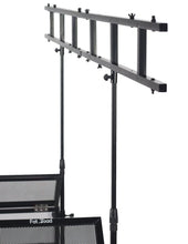 Load image into Gallery viewer, DJ Booth Tabletop With 8FT Lighting Truss Stand Package by FAT TOAD - Foldable Panel Portable Stage