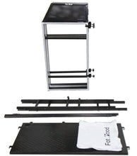 Load image into Gallery viewer, DJ Booth Tabletop With 8FT Lighting Truss Stand Package by FAT TOAD - Foldable Panel Portable Stage