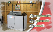 Load image into Gallery viewer, DJ Booth Tabletop With 8FT Lighting Truss Stand Package by FAT TOAD - Foldable Panel Portable Stage