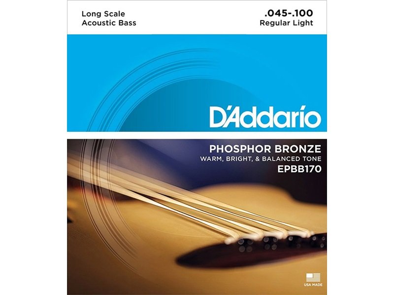 D'Addario EPBB170 45-100 Long Scale Acoustic Bass Guitar Strings