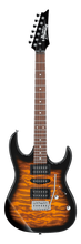 Load image into Gallery viewer, Ibanez GRX70QASB Electric Guitar Transparent SunBurst