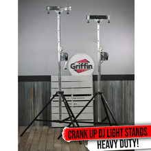Load image into Gallery viewer, GRIFFIN Crank Lighting Truss Stands - T Adapter Bar & DJ Booth Trussing System for Light Cans