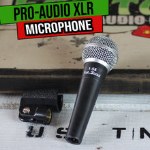 Load image into Gallery viewer, Cardioid Dynamic Microphone with Mic Clip by FAT TOAD - Vocal Handheld, Unidirectional Singing Mic