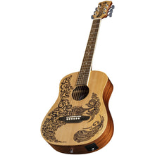 Load image into Gallery viewer, Luna Safari SAF HEN PA PACK Henna Paradise Travel Guitar Pack