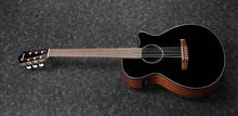 Load image into Gallery viewer, Ibanez AEG50NBKH Single Cutaway Nylon 6-String RH Acoustic Electric Guitar-Black