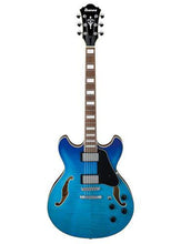 Load image into Gallery viewer, Ibanez AS73FM Artcore Semi-Hollow Body Electric Guitar Azure Blue