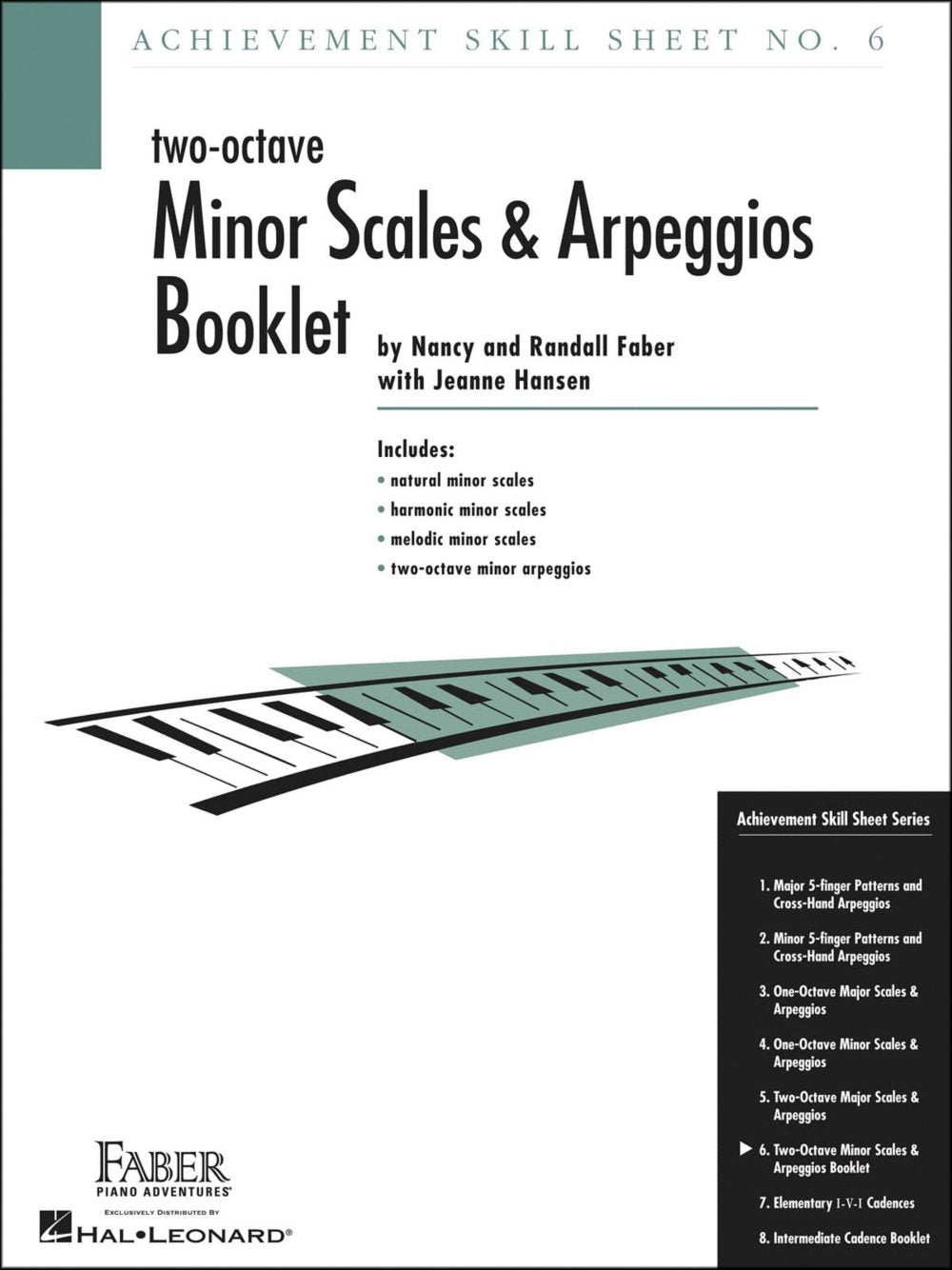 Faber Achievement Skill Sheet No. 6 - Two Octive Minor Scales and Arpeggios