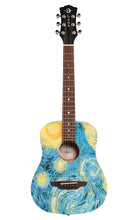 Load image into Gallery viewer, Luna Safari Starry Night Acoustic Guitar with gigbag - SAF STR