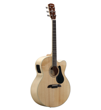 Load image into Gallery viewer, Alvarez AJ80CE Artist 80 Series Jumbo Electric Acoustic Guitar Natural