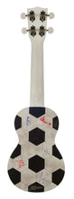 Load image into Gallery viewer, Mahalo MA1FB Art II Series Soprano Ukulele. Soccer Motiff