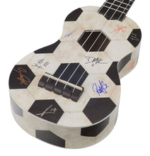 Load image into Gallery viewer, Mahalo MA1FB Art II Series Soprano Ukulele. Soccer Motiff