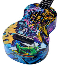 Load image into Gallery viewer, Mahalo MA1GR Art II Series Soprano Ukulele. Graffiti Motif