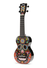 Load image into Gallery viewer, Mahalo MA1-SKBK Art Soprano Ukulele - Day of the Dead Graphic