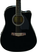 Load image into Gallery viewer, Ibanez PF15ECEBK Black Acoustic Electric Guitar