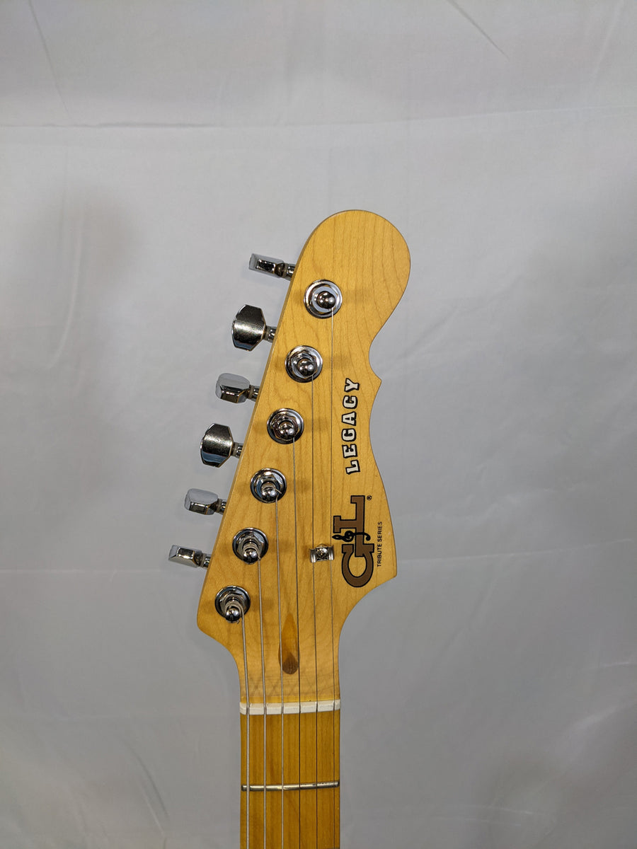 G&L Tribute Legacy Electric Guitar Black with Black Pick Guard