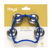 Load image into Gallery viewer, Stagg TAB-MINI Blue Mini Tambourine