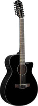 Load image into Gallery viewer, Ibanez AEG5012BK 12 String Acoustic Guitar, Black