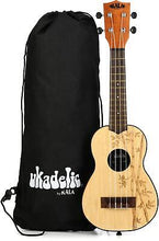Load image into Gallery viewer, Kala Ukadelic UK-BAMBOO Soprano Ukulele with tote bag