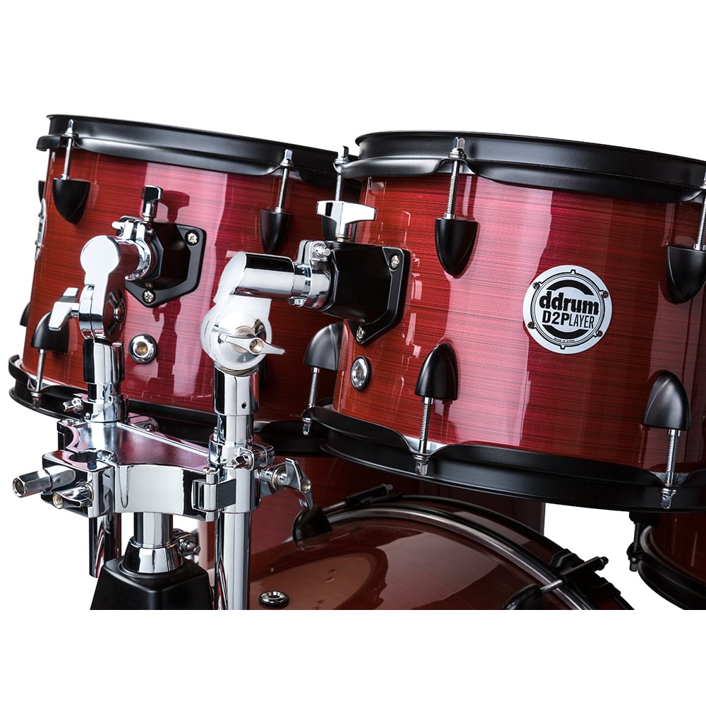 Ddrum D2 プレーヤー - レッド ピンストライプ - 5 個Ddrum D2 プレーヤー - レッド ピンストライプ - 5 個  