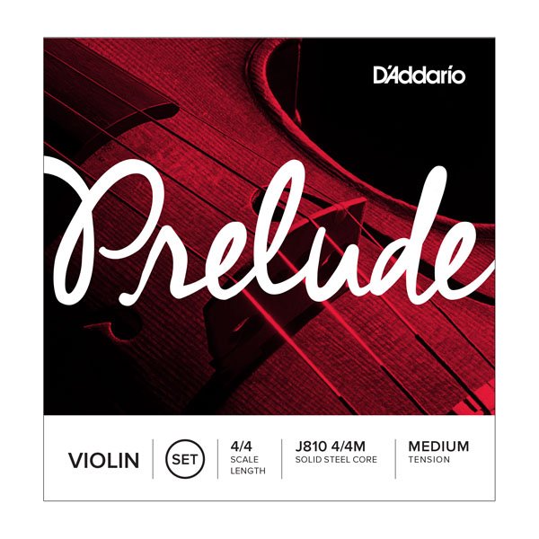 Prelude Violin String Set 4/4 Scale Medium J810 4/4M