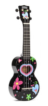 Load image into Gallery viewer, Mahalo Ukuleles MA1HEBK Art Series Soprano Ukulele - Heart