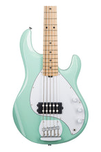 Load image into Gallery viewer, Sterling by Music Man StingRay RAY5-MG-M1 Bass Guitar in Mint Green, 5-String