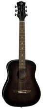 Load image into Gallery viewer, Luna Safari SAF ART Vintage Acoustic Guitar with gigbag