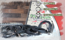 Load image into Gallery viewer, Microphone Cables by FAT TOAD (10 Pack) 20ft Professional Pro Audio XLR Mic Cord Patch Wires
