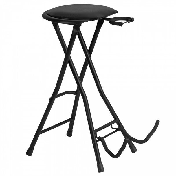 On-Stage OS DT7500 Guitarist Stool with Footrest and Guitar Stand
