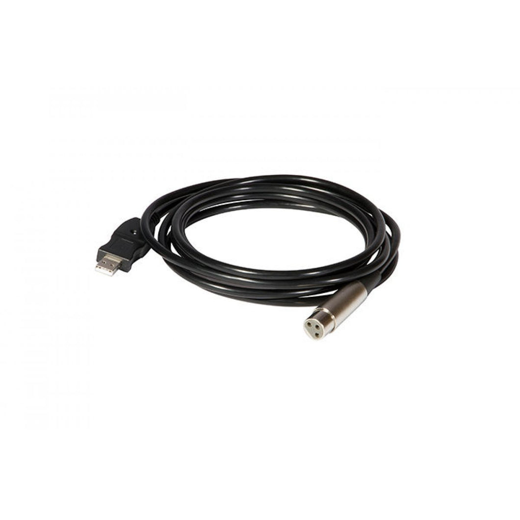 On-Stage Microphone to USB CAble 10' - MC12-10U