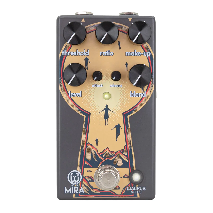 Walrus Mira Optical Compressor Guitar Effects Pedal