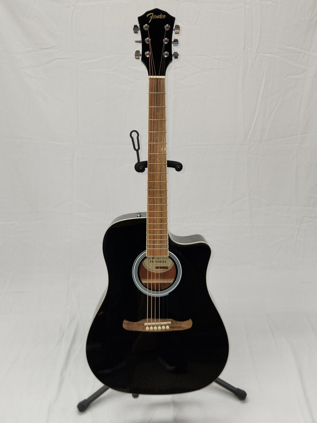 Fender FA-125CE DREADNOUGHT,  BLACK WN Acoustic Electric Guitar - USED