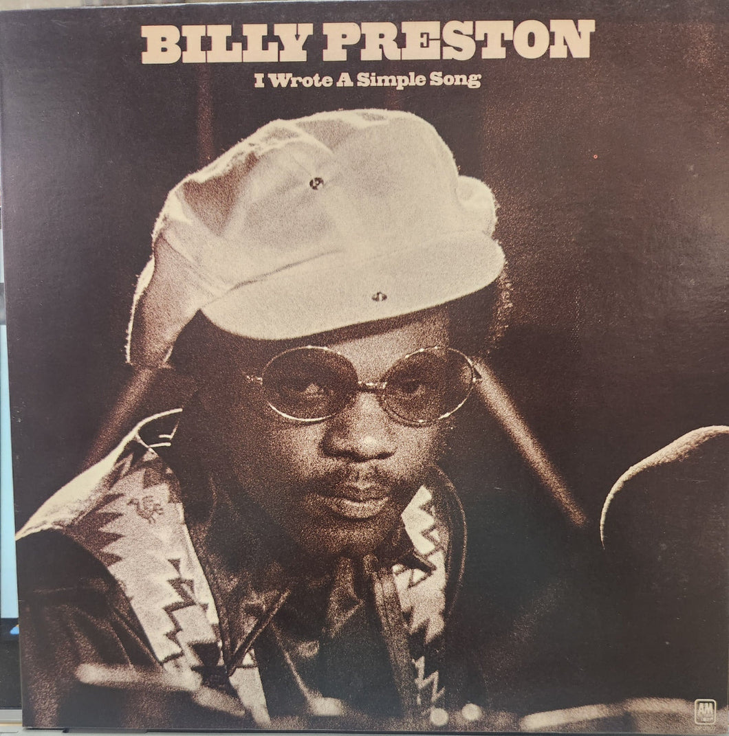 Billy Preston I Wrote a Simple Song Vinyl LP - USED
