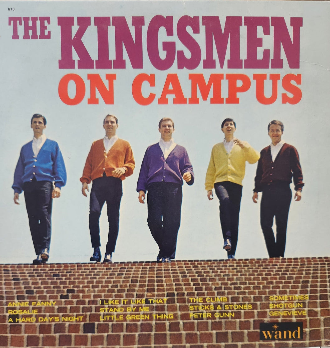 The Kingsmen on Campus Vinyl LP - USED