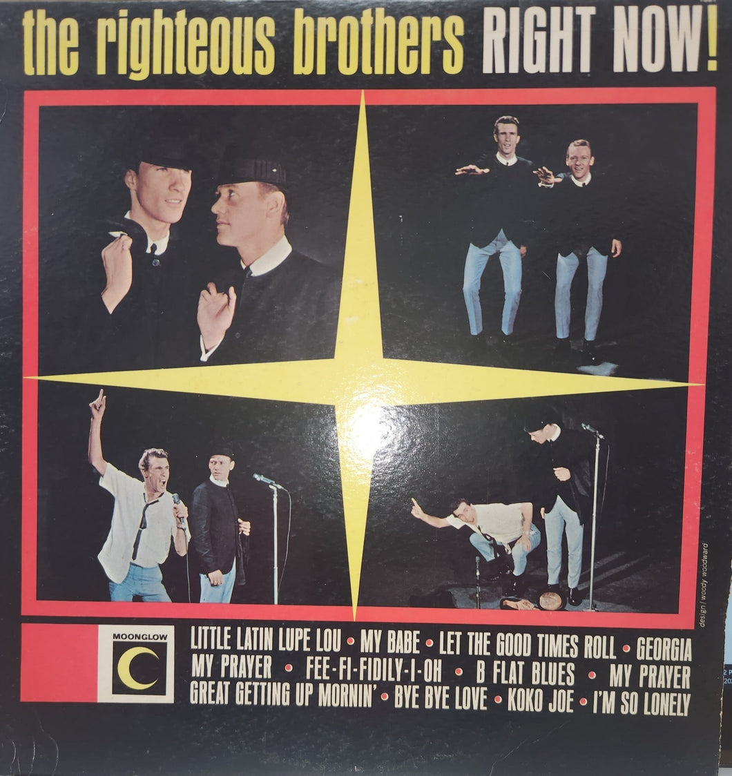 The Righteouse Brothers Right Now Vinyl LP - USED