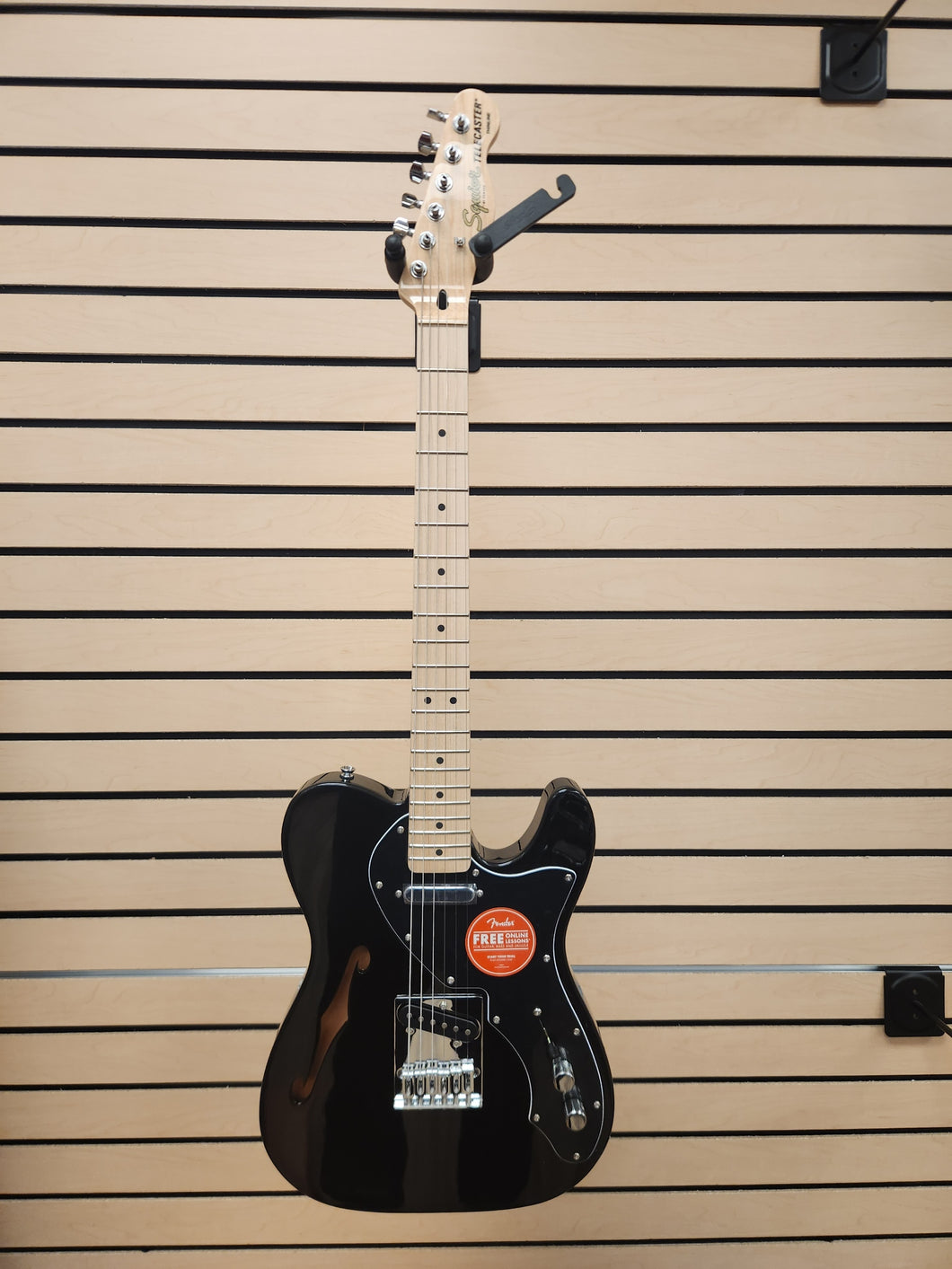 Fender Squier Affinity Telecaster Thinline MN BPG MBK Electric Guitar - Like New