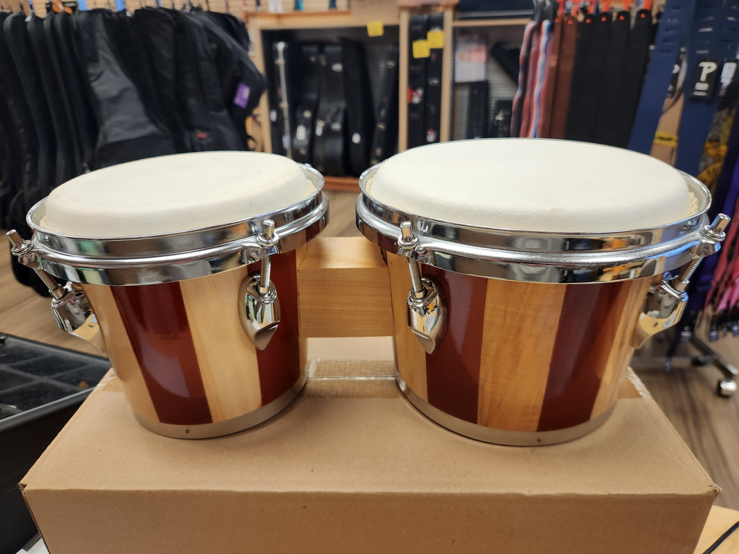 Stadium 7 Inch & 8 Inch Latin Wood Bongos - Natural